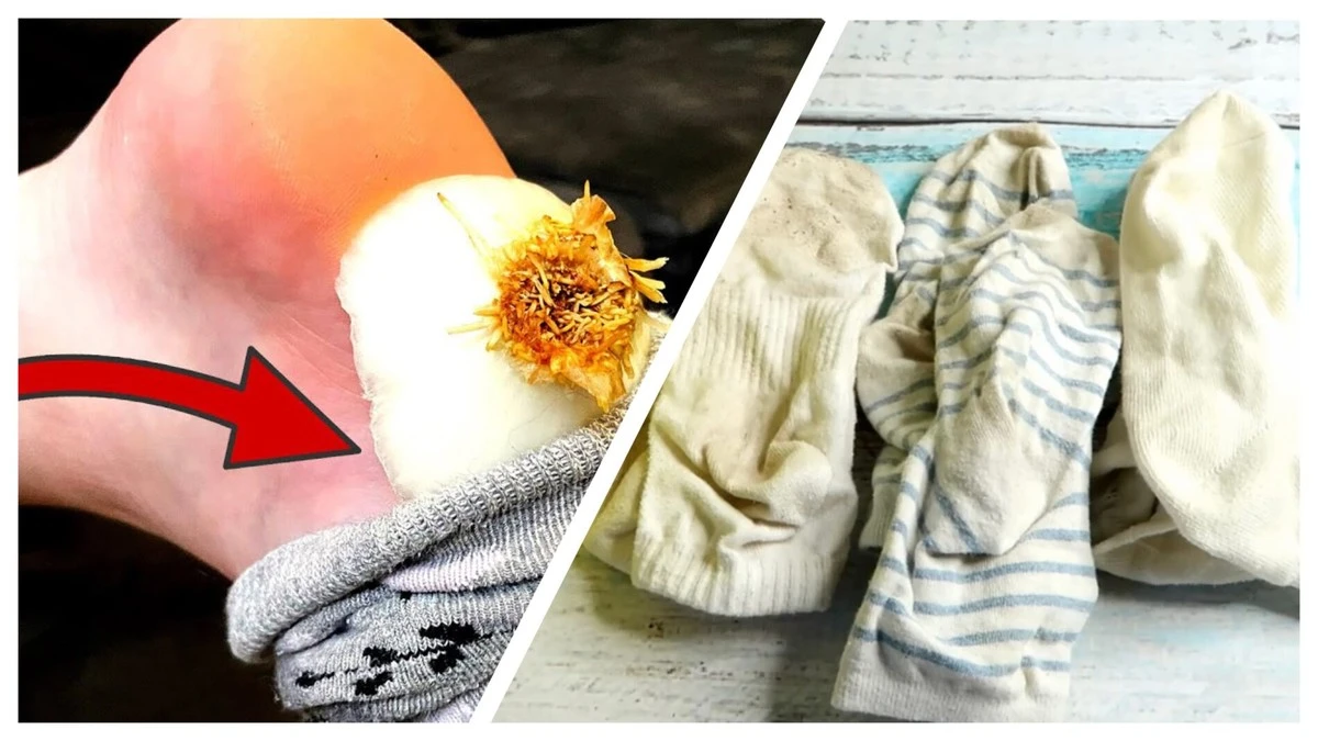 Proč lidé dávají cibuli do ponožek a další podivné triky s ponožkami