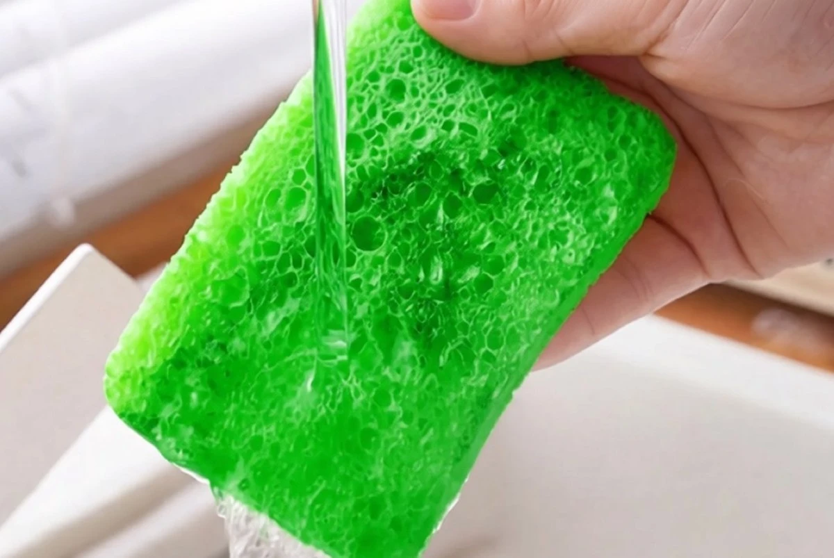 Proč profesionálové dezinfikují houbičku na nádobí v mikrovlnce (a proč byste to měli dělat i vy)