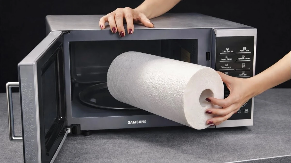 3 triky s papírovými utěrkami v mikrovlnce, které změní váš život