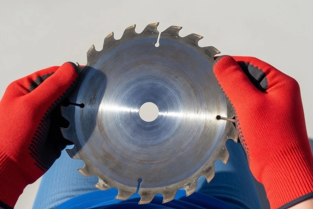 Kotouč pily se okamžitě zbaví pryskyřice a sazí: Rychlý způsob, jak obnovit původní ostrost