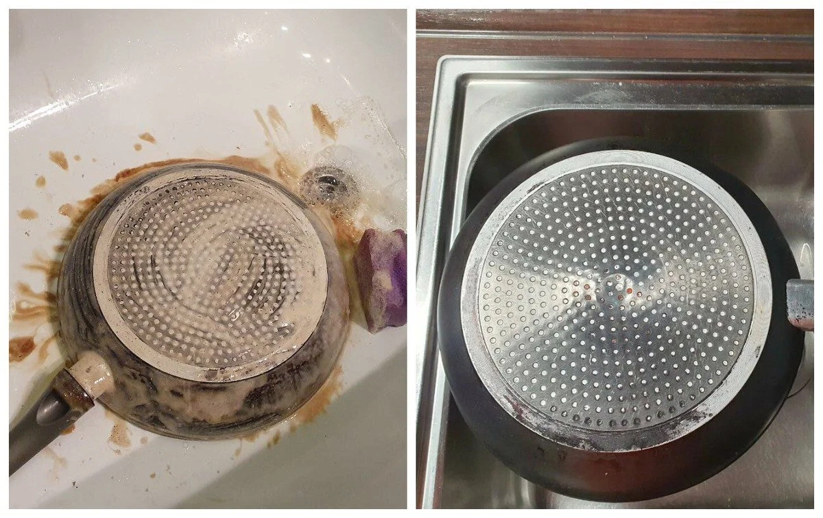 Zapomeňte na chemii: 2 lékárníci produkty vyčistí připálené hrnce jako nové