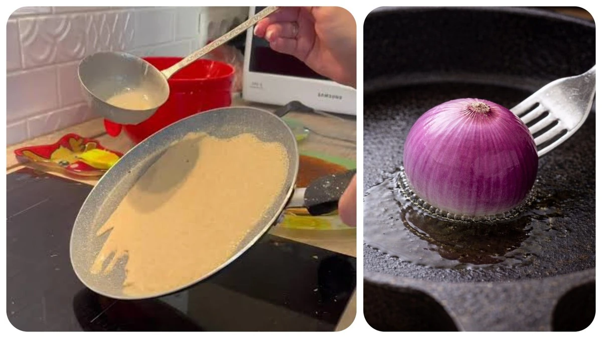 Proč naše babičky mazaly pánev cibulí: jednoduchý trik pro dokonalé palačinky – dělám to tak vždy