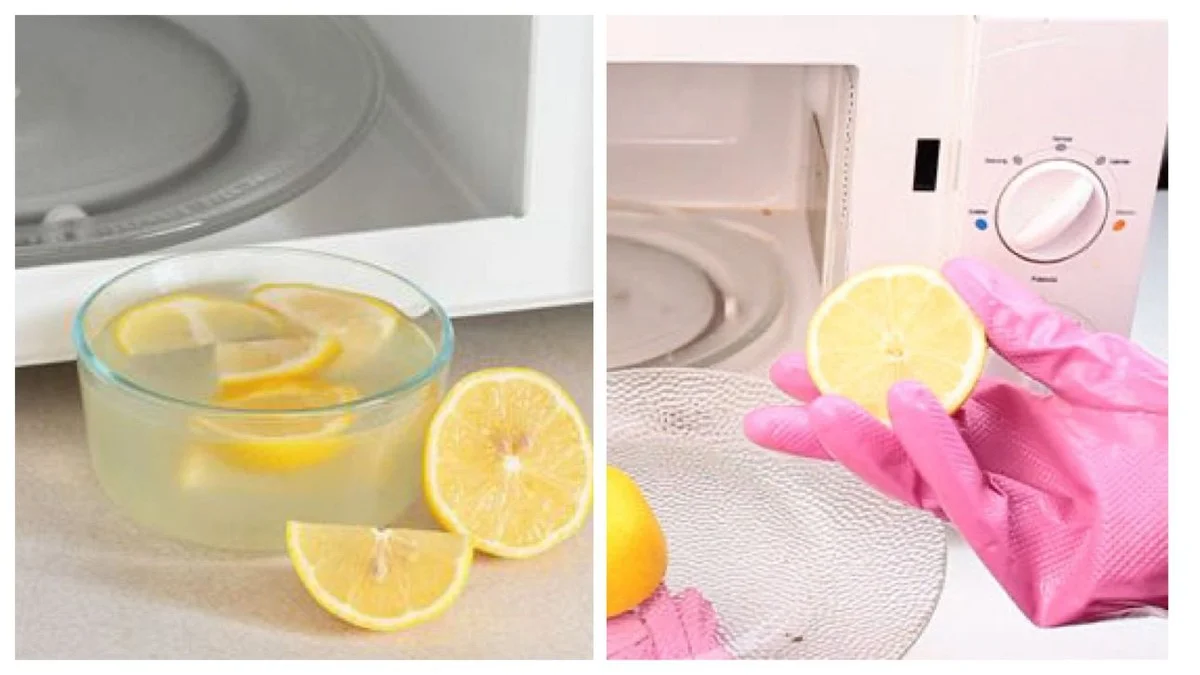 Citronová pára zázračně vyčistí mikrovlnku. Žádná chemie ani drhnutí!