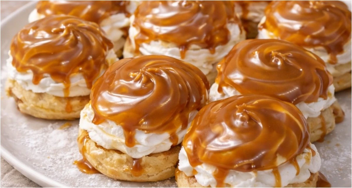 Domácí karamelový větrník, který předčí každou cukrárnu