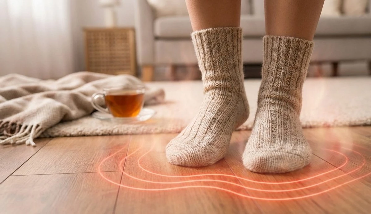 Studená podlaha i s koberci? 1 trik v místnosti zvýší teplotu o 3 stupně