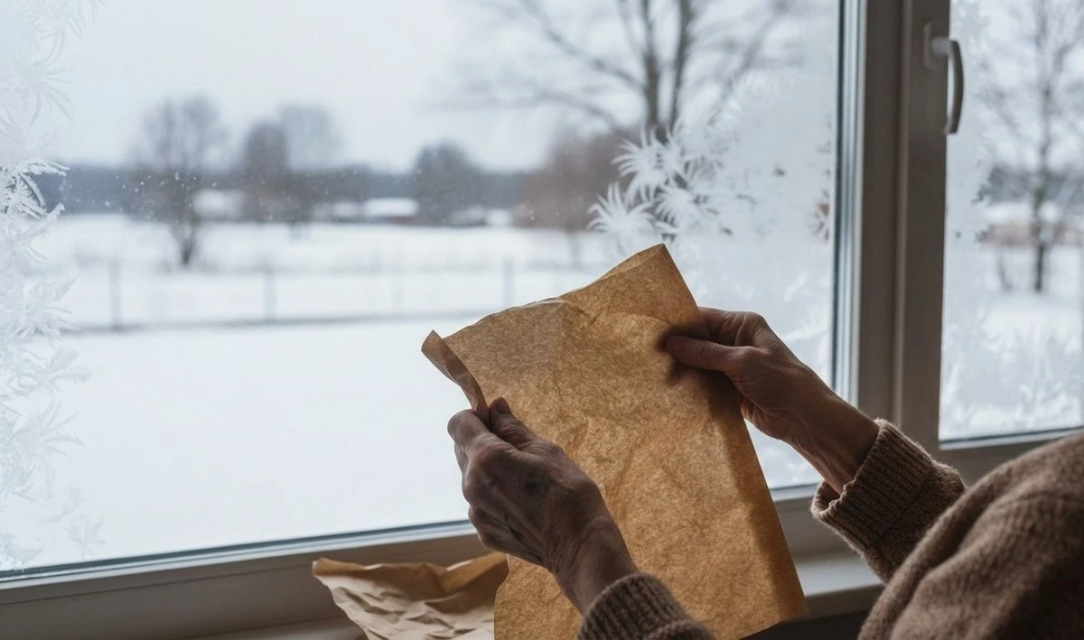 Proč zimní studené průvany zastaví starý papír: 1 trik, co hřeje lépe než izolace