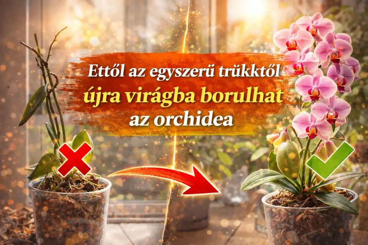Ceglédi tanács: Egyszerű trükk, ami újra virágba borítja orchideádat