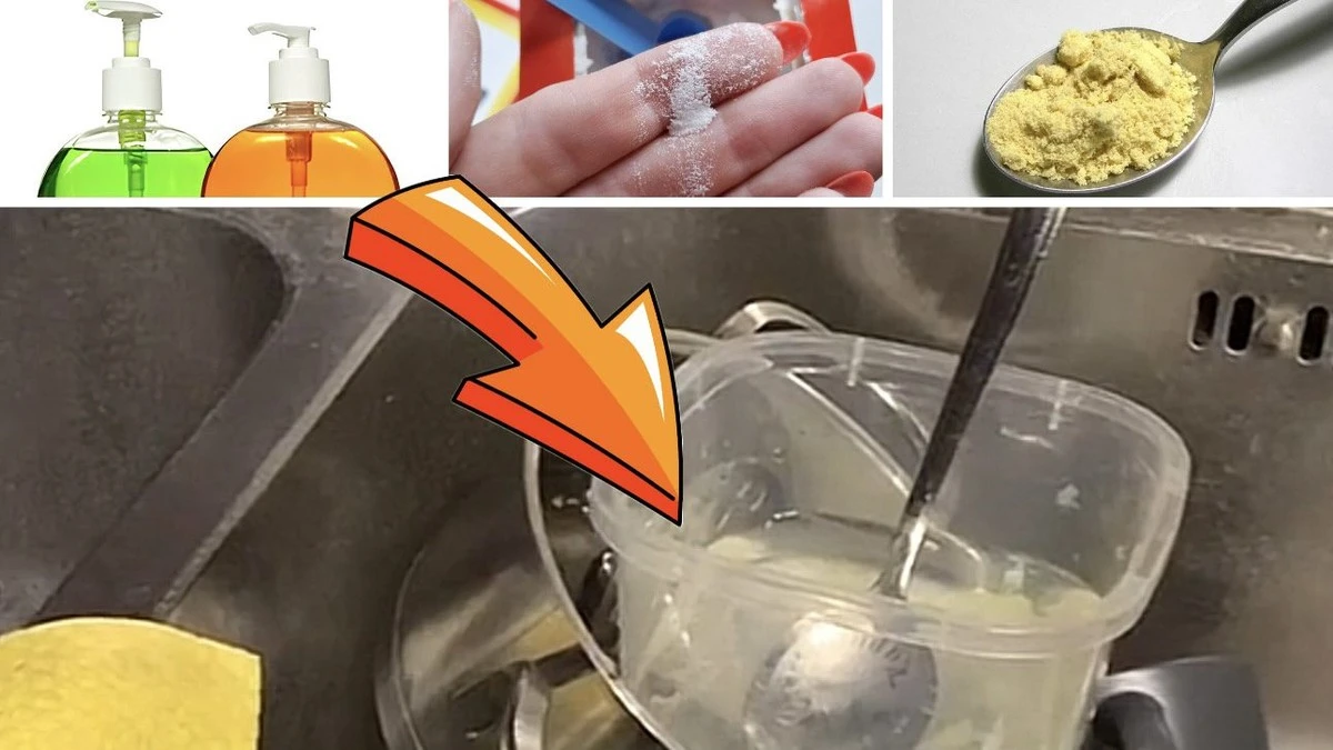 Levné mýdlo z drogerie promění vaši kuchyni: Trik s 2 ingrediencemi, po kterém nádobí zazáří