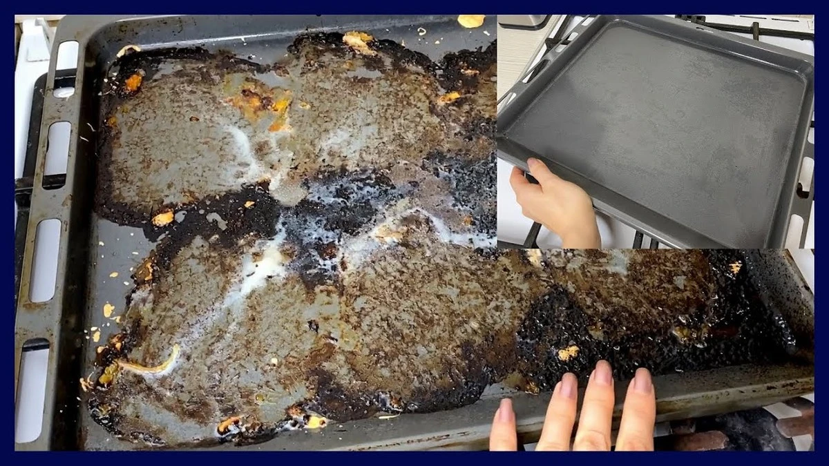 Protiskluzové podložky: Jak se zbavit připáleného tuku na plechu jako profesionál