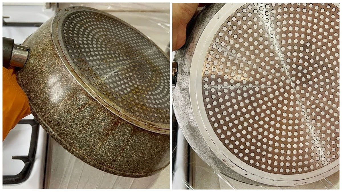 Nepoužívejte drátěnku: Jak vyčistit připálenou pánev jedním trikem s ubrouskem