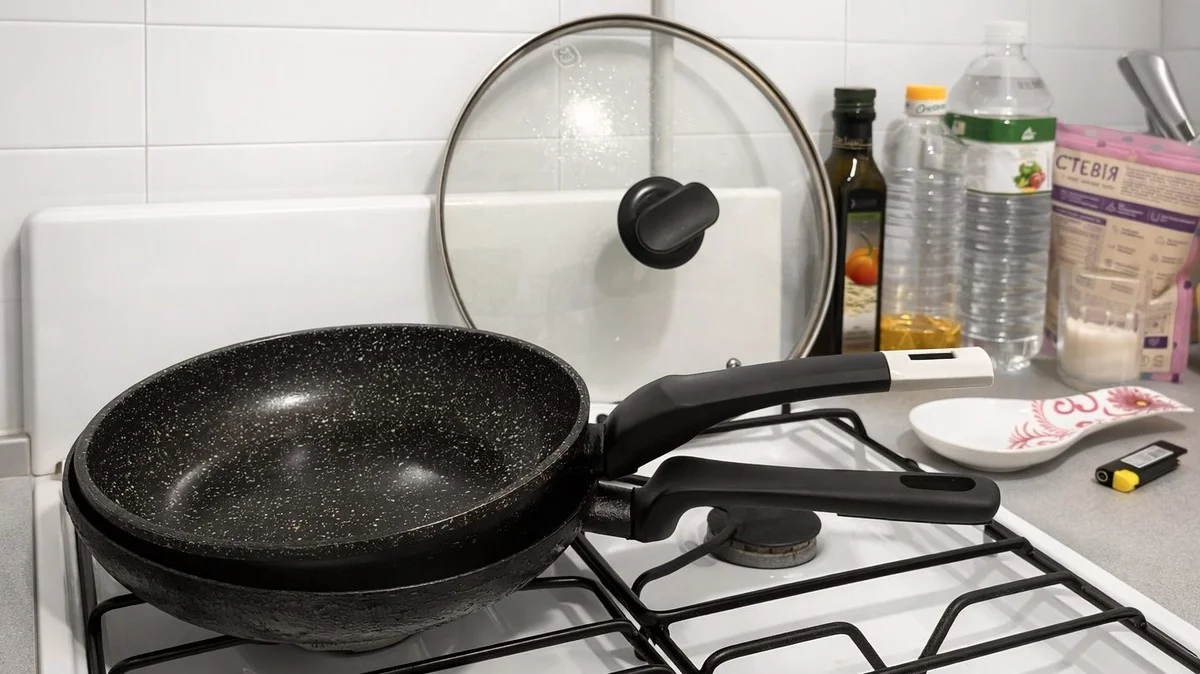 Proč nikdy neskládat pánve na sebe: 2 chytré způsoby, jak ušetřit místo a chránit povrch