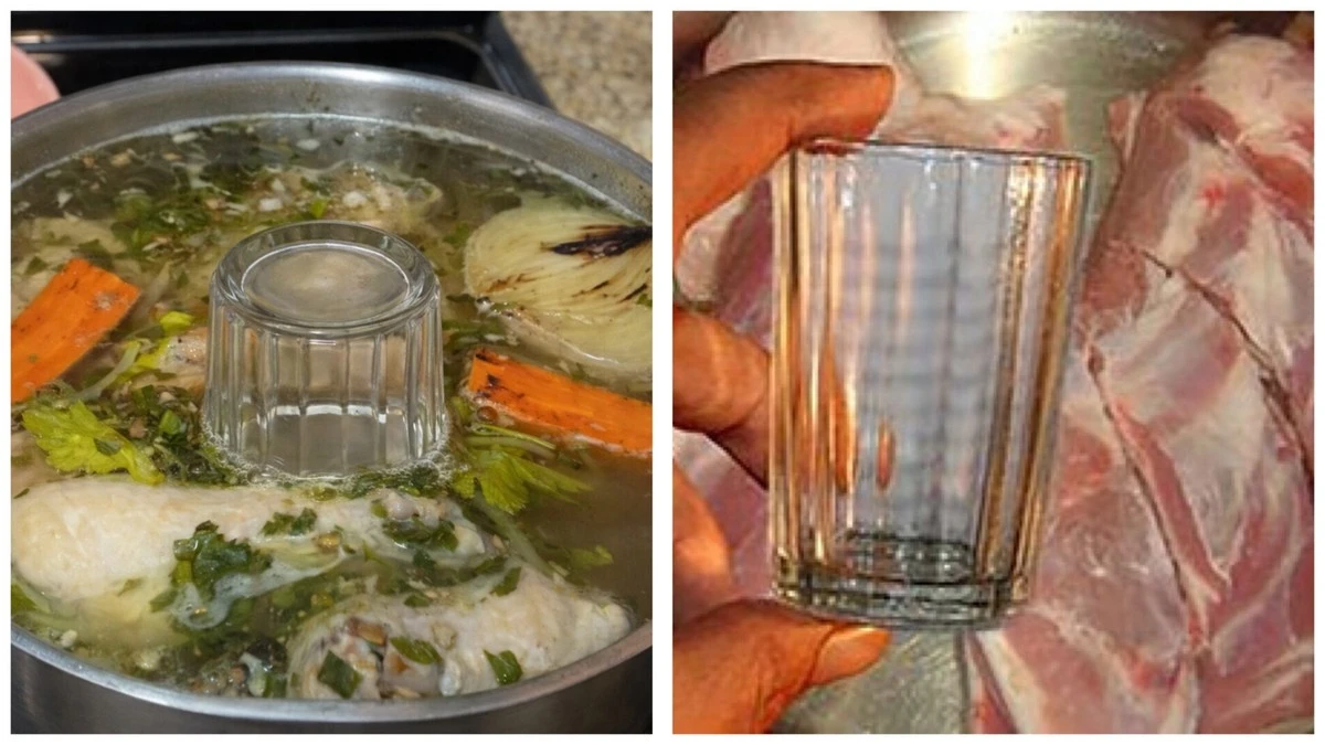 Sklenice v hrnci: Kuchyňský trik pro dokonale čirý vývar, na který se zapomnělo