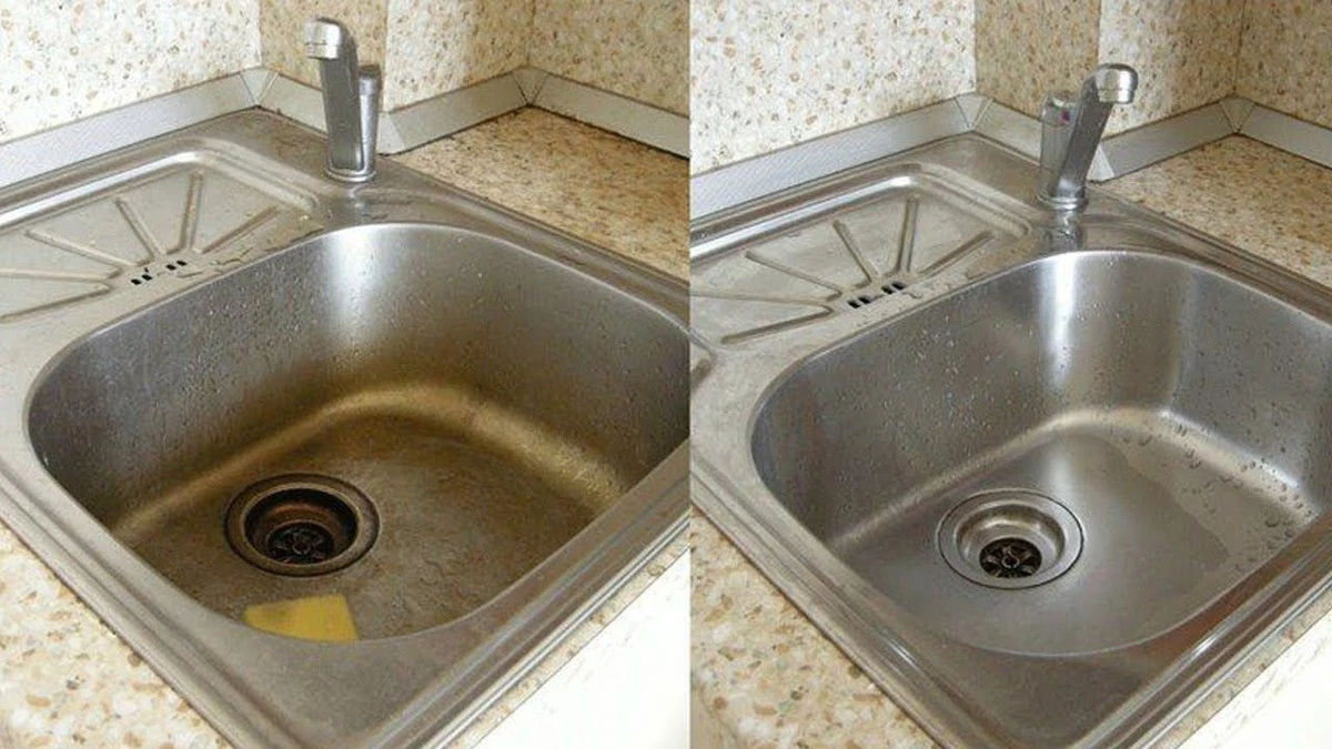 Staré dřezy září jako nové: stačí jedna kapka oleje a nečistoty se drží daleko týdny