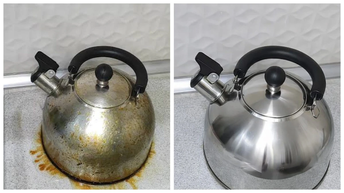 Čajník jako nový: 2 lžíce mouky a ocet zázračně odstraní vodní kámen