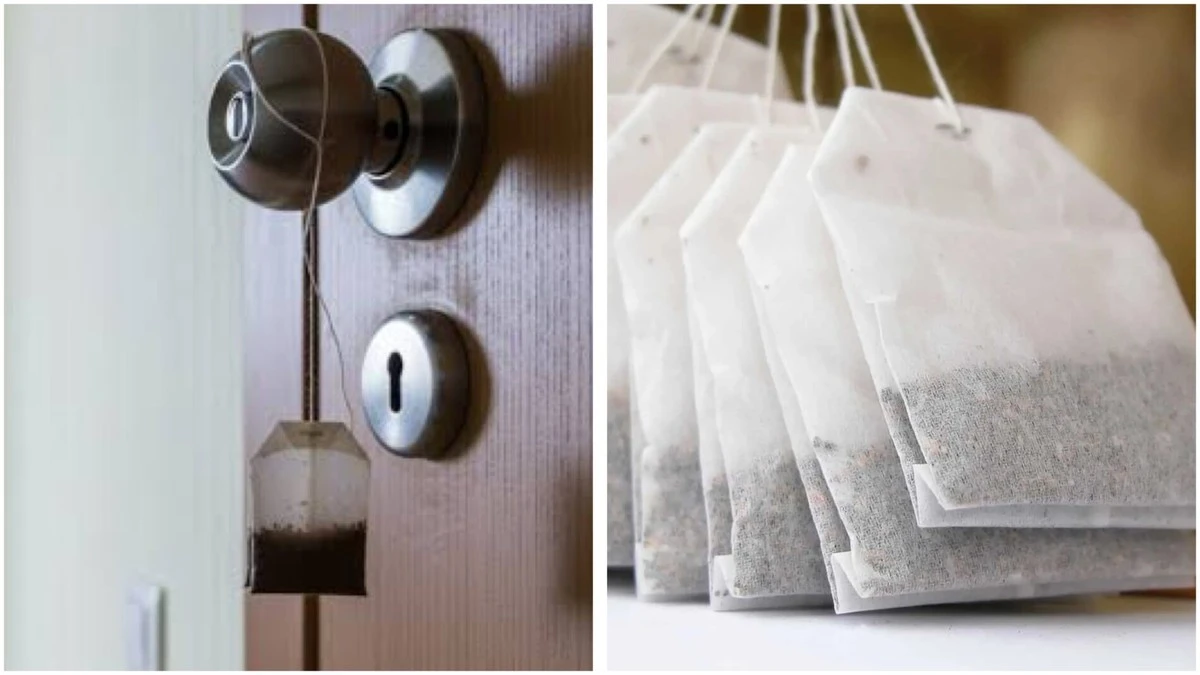 Proč zkušené hospodyňky věší čajové sáčky na kliky dveří: Kamarádka kroutila hlavou a teď to dělá taky