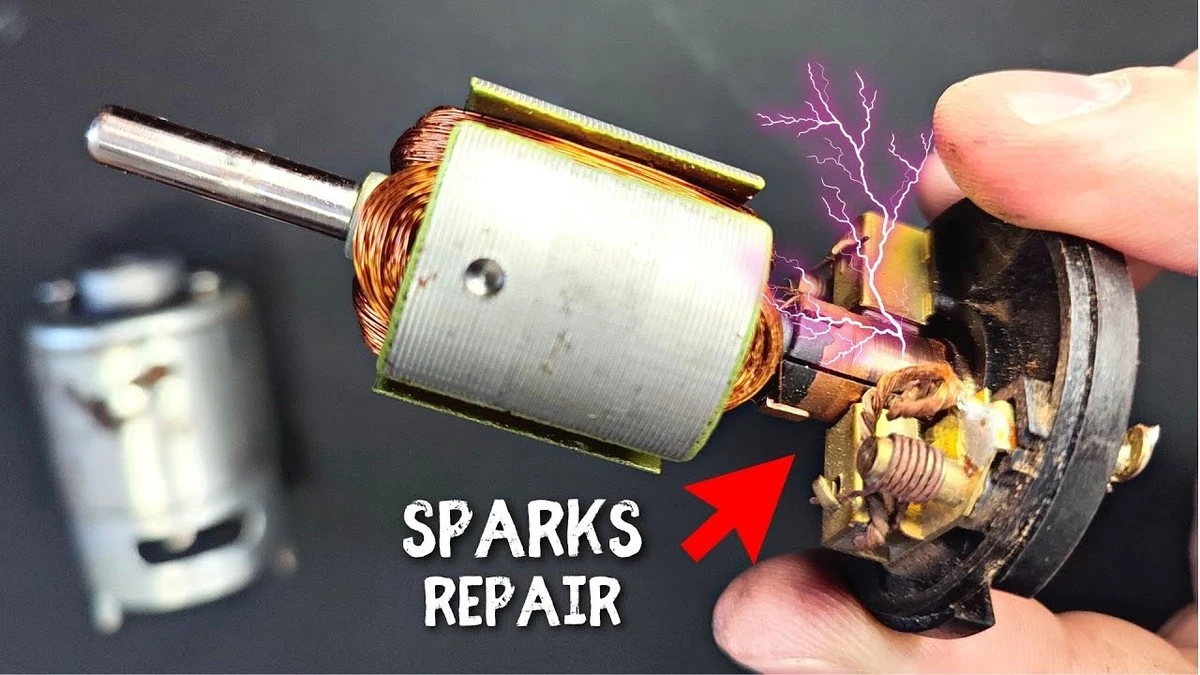 Proč jiskří uhlíky elektromotoru: příčiny častých poruch nářadí - image 1