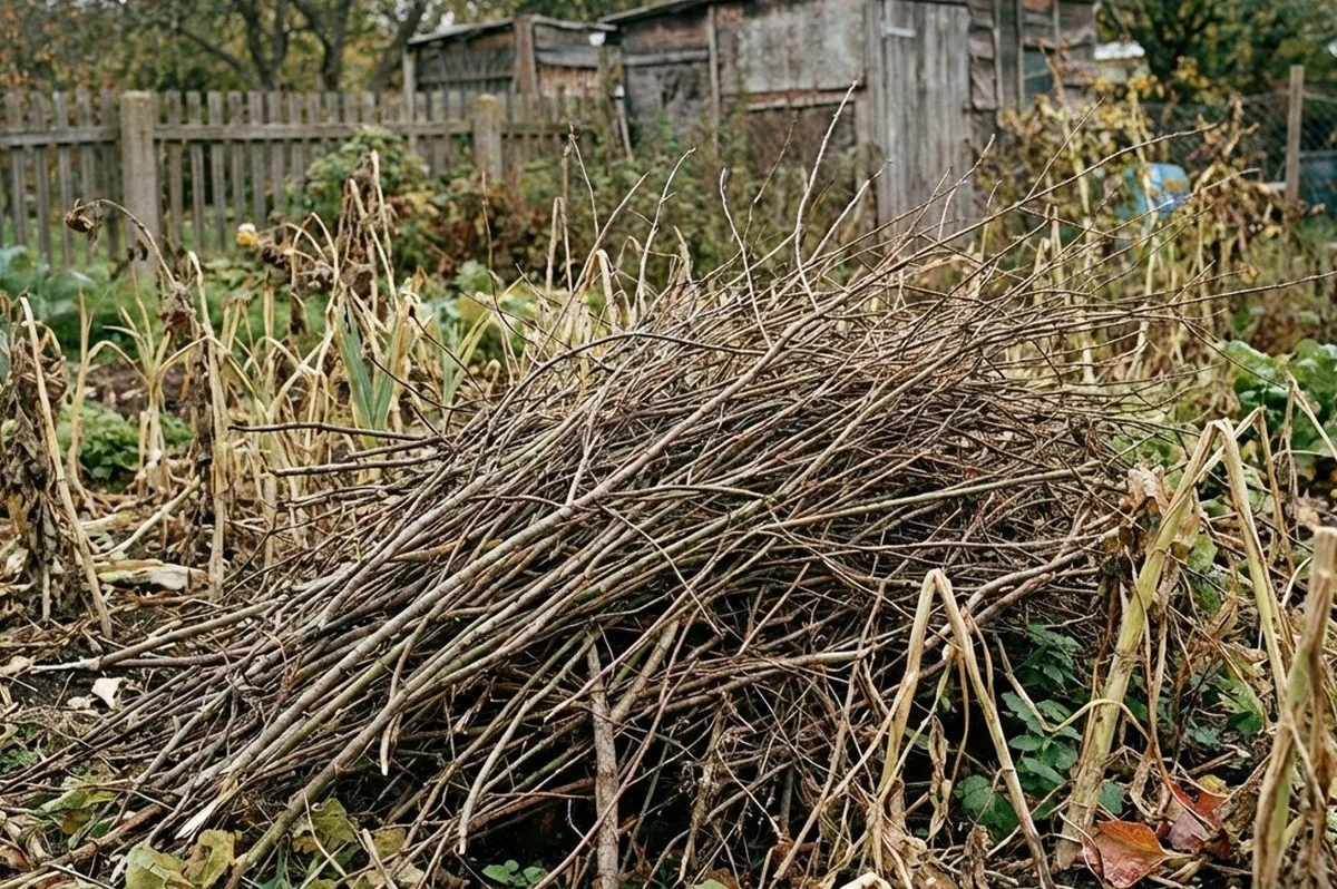 12 chytrých způsobů, jak využít odřezané větve na zahradě – od mulče po umění