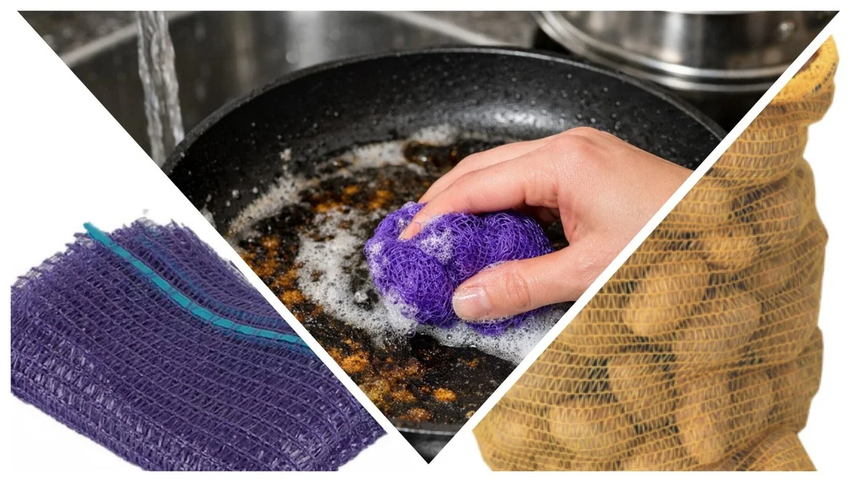 Zbytečně vyhazujete síťky od cibule? Dají vaši kuchyni nový lesk bez škrábanců