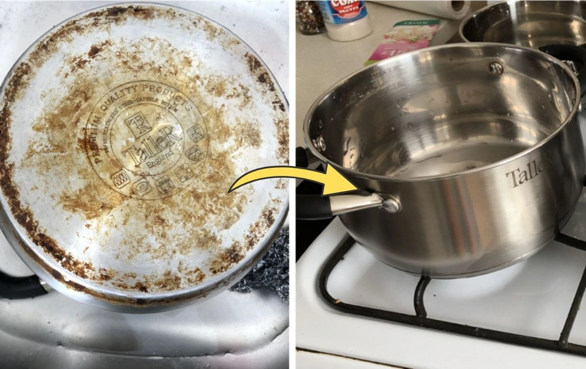 Dvě lžíce kyseliny citronové: Hrnec zazáří bez drhnutí, smalt zůstane jako nový