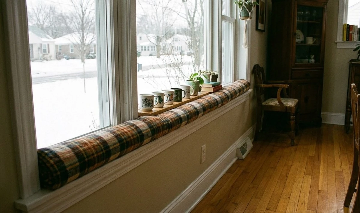 Už žádné těsnění oken: Tento jednoduchý trik nahradí lepicí pásku