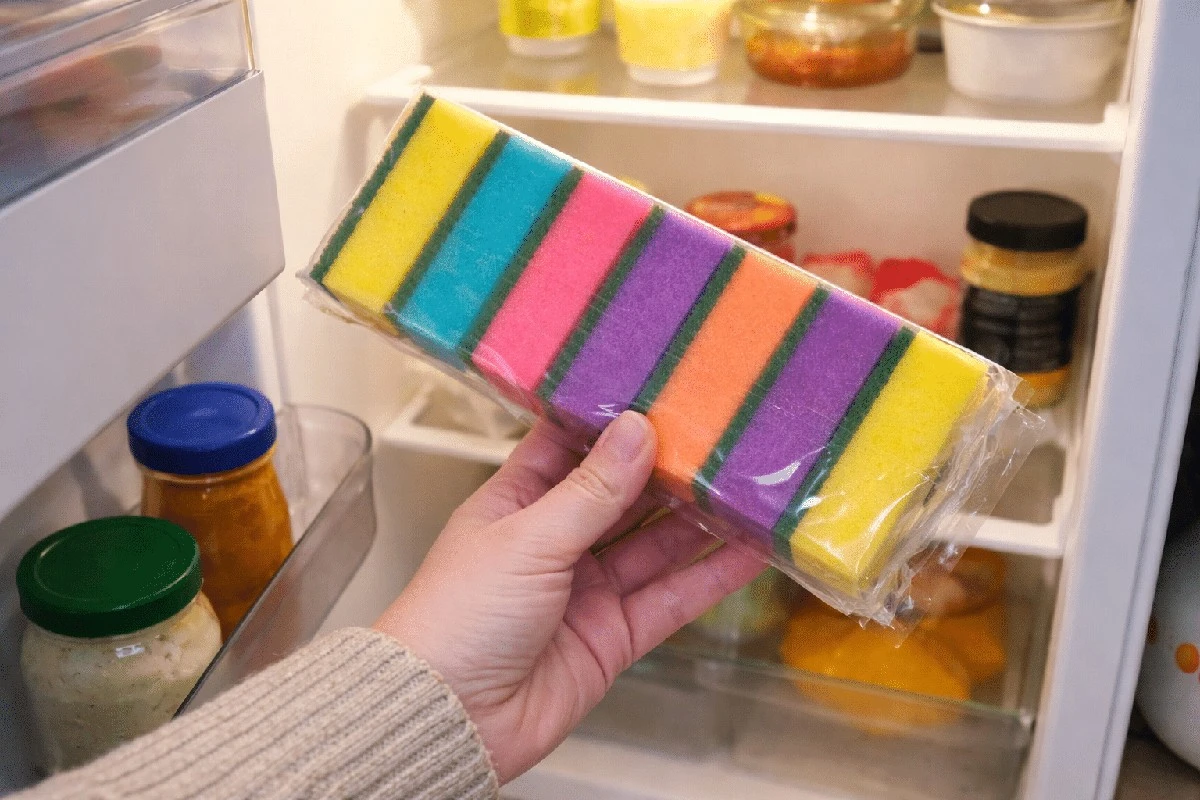 Proč lidé dávají houbičku na nádobí do zásuvky se zeleninou: Triky, které prodlouží její čerstvost