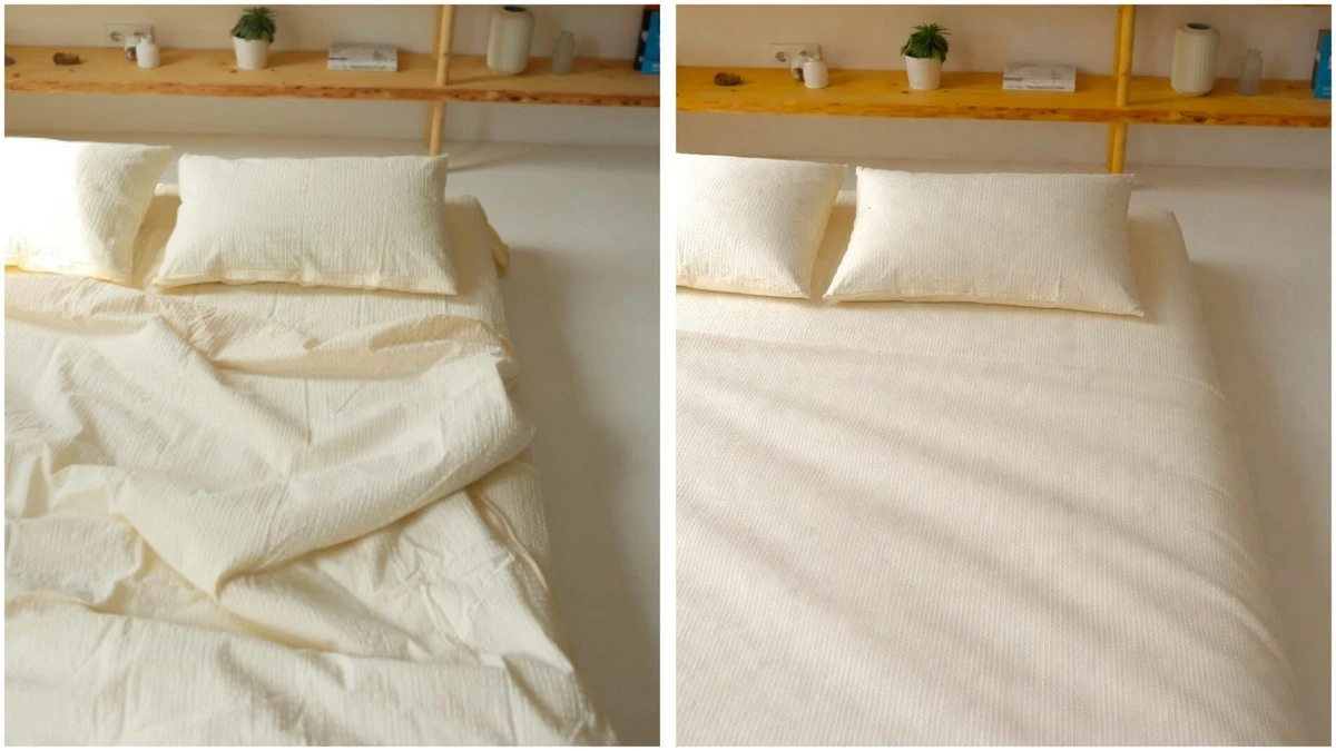 Proč vaše ložní prádlo zůstává pomačkané a jak to jednoduše napravit