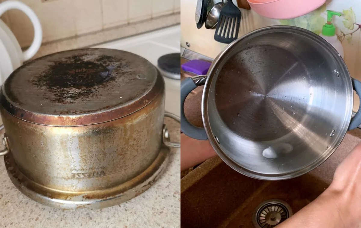 Забудьte o dřině: 3 lžíce jedlé sody a skvrny z hrnce zmizí samy