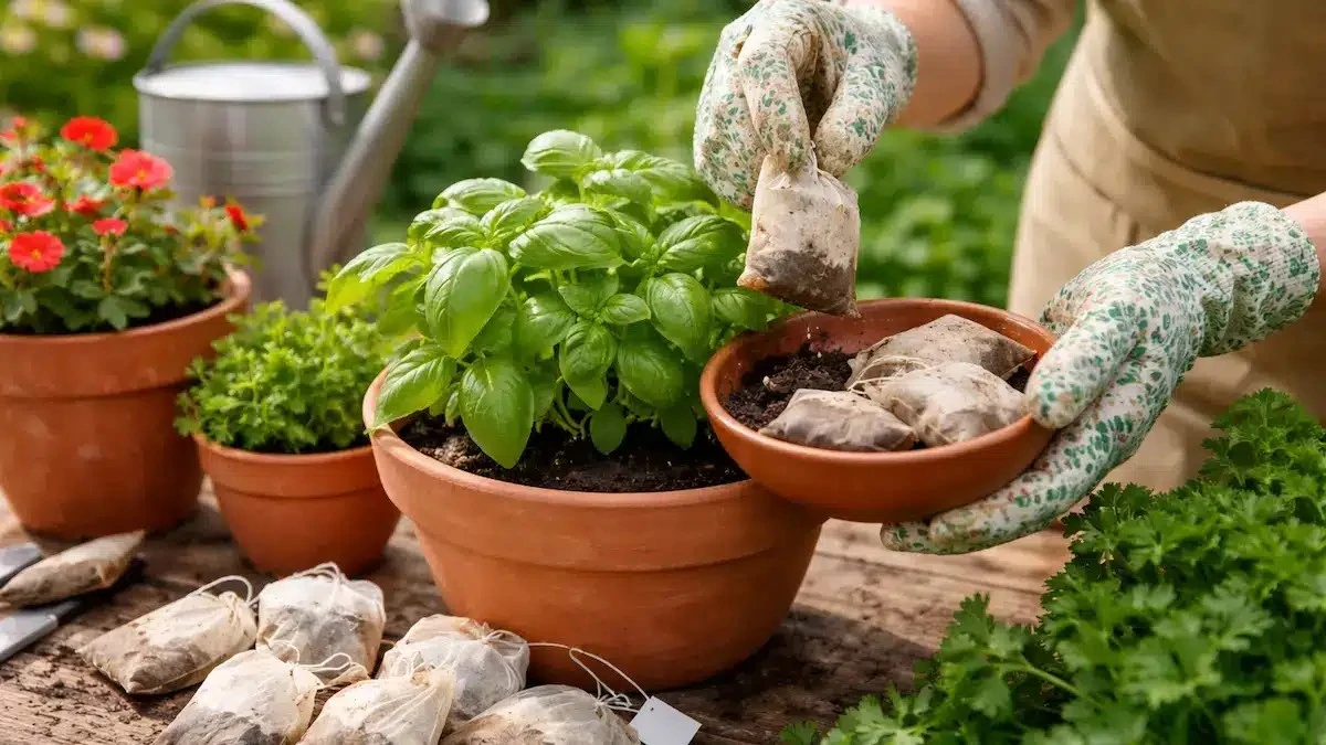 12 rostlin, které ocení použité čajové sáčky: Neházejte je do koše!